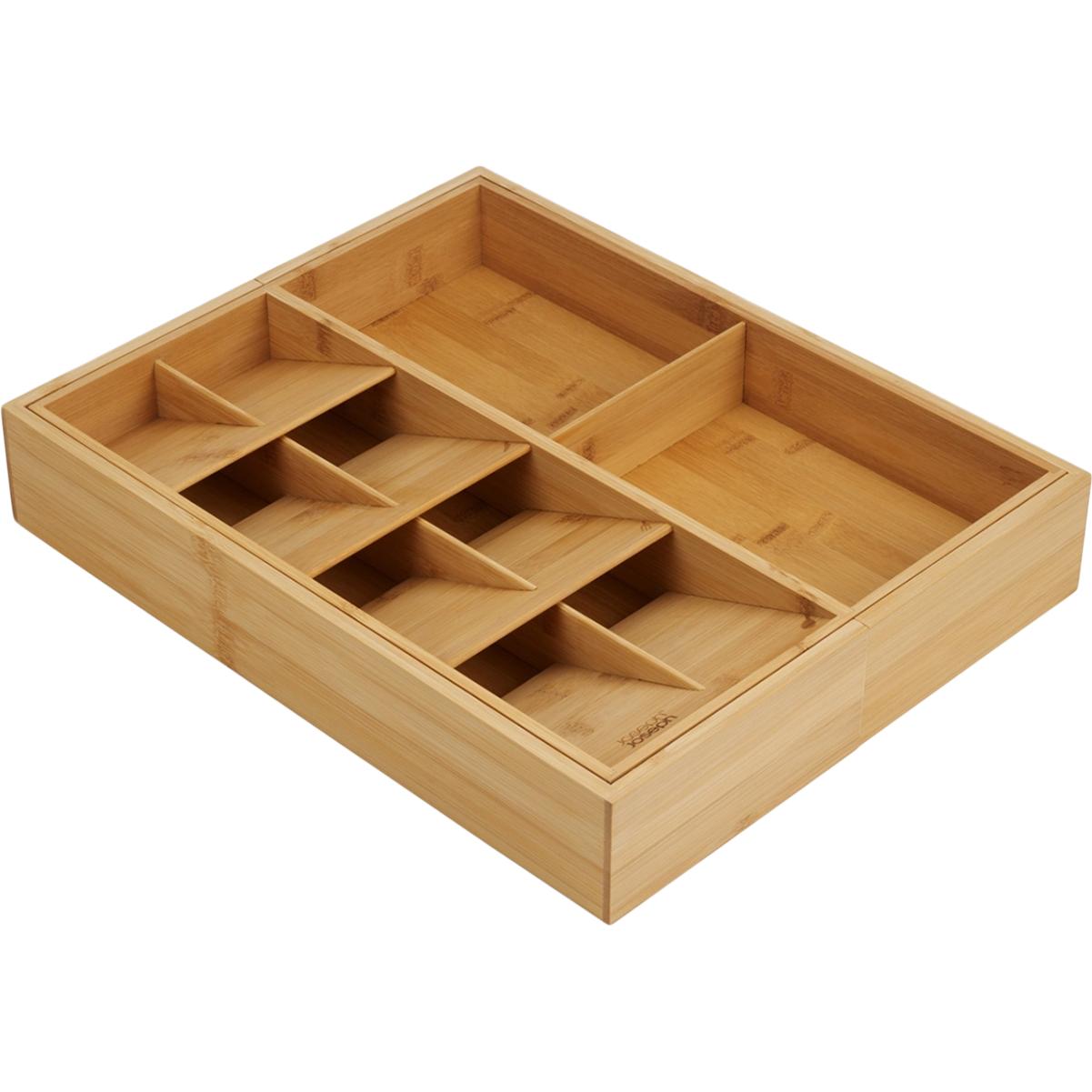 Bild von Joseph Joseph DrawerStore™ erweiterbarer Besteck- und Küchenzubehör-Organizer aus Bambus, One size, Bambus
