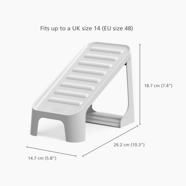 Bild von Joseph Joseph Schuhregal mobiler Schuhständer 6er-Set, Platzsparendes, klappbares Stufendesign