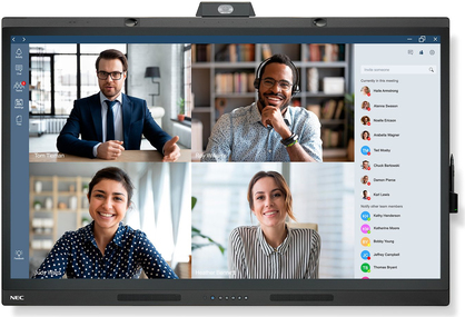Bild von NEC MultiSync WD551, 139,7 cm (55 Zoll), IPS, 3840 x 2160 Pixel, 400 cd/m², 4K Ultra HD, Direct-LED (3840 x 2160 Pixel, 55"), Digital Signage, Schwarz