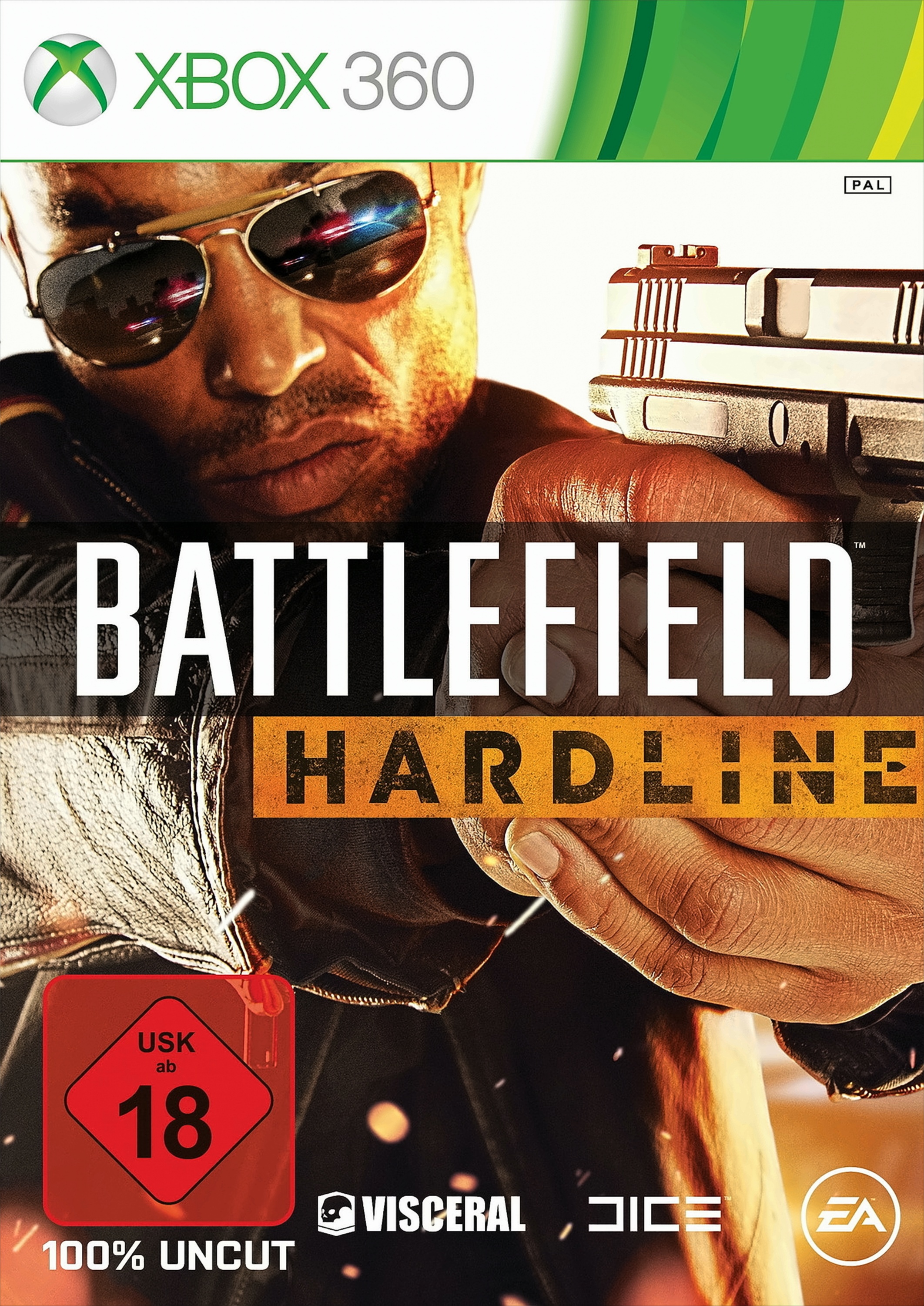 Bild von Xbox 360 - Battlefield: Hardline (DE Version) (mit OVP) (OVP beschädigt) (gebraucht) USK18