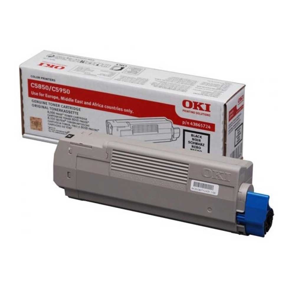 Bild von OKI Toner für OKI C5850/C5950, schwarz