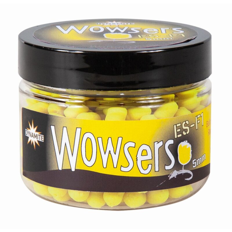 Bild von DYNAMITE BAITS Wowsers - Hgh Vis Wafters 5mm 45g Yellow (106,67 € pro 1 kg)