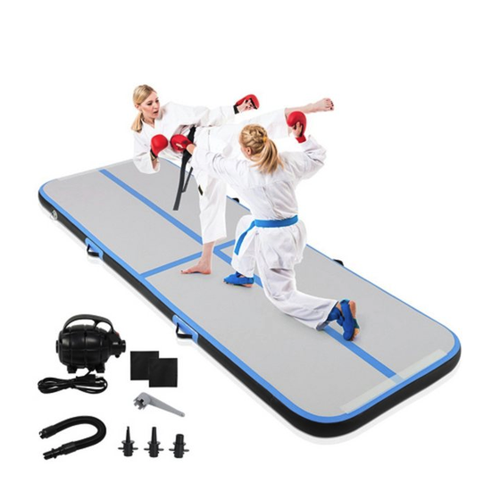 Bild von FCH Gymnastikmatte Turnmatte, Aufblasbar Fitness-Matte 3 m Elektropumpe 500 W