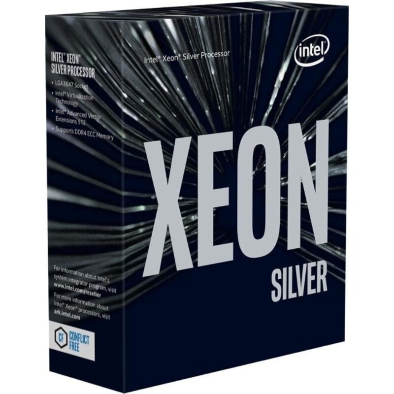 Bild von INTEL Xeon Silver 4208 8x 2,1GHz 11MB (Cascade Lake-SP) Sockel LGA 3647 BOX