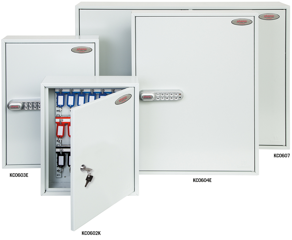 Bild von Phoenix Tresor Phoenix Commercial Schlüsselschrank KC0603E 100 Haken Elektroschloss (1-St)