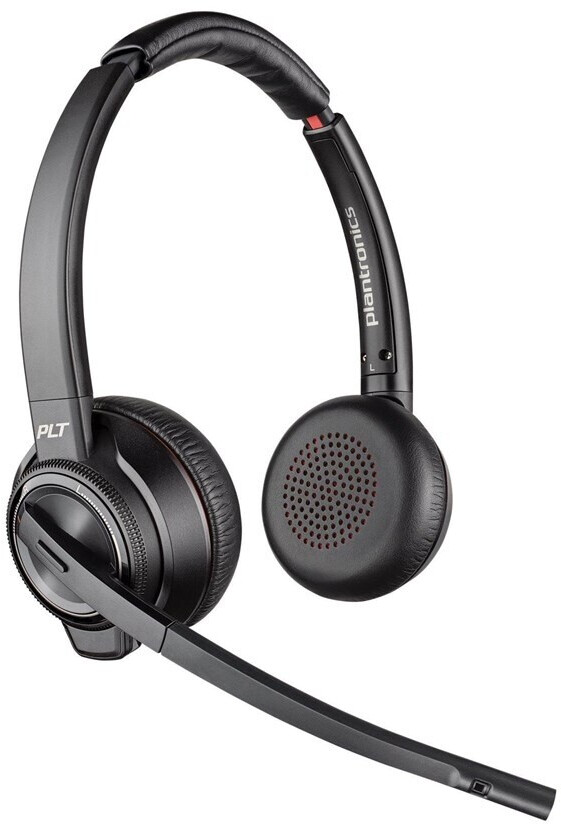 Bild von Poly SAVI 8220 STEREO DECT (Kabellos, USB-A), Office Headset, Schwarz