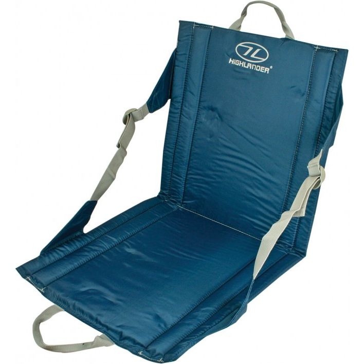 Bild von Sitzkissen mit Lehne blau 40 x 38