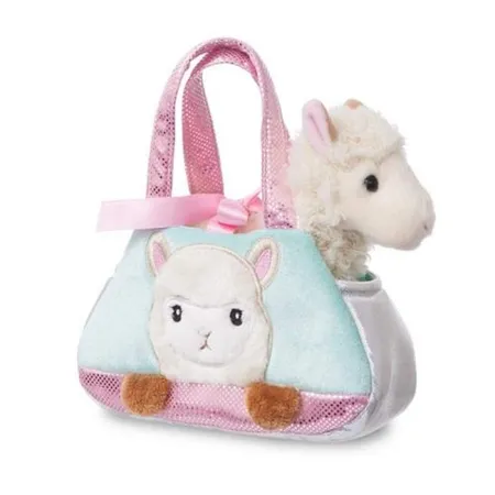 Bild von Aurora Plüsch Tasche mit Alpaka Peek-a-Boo