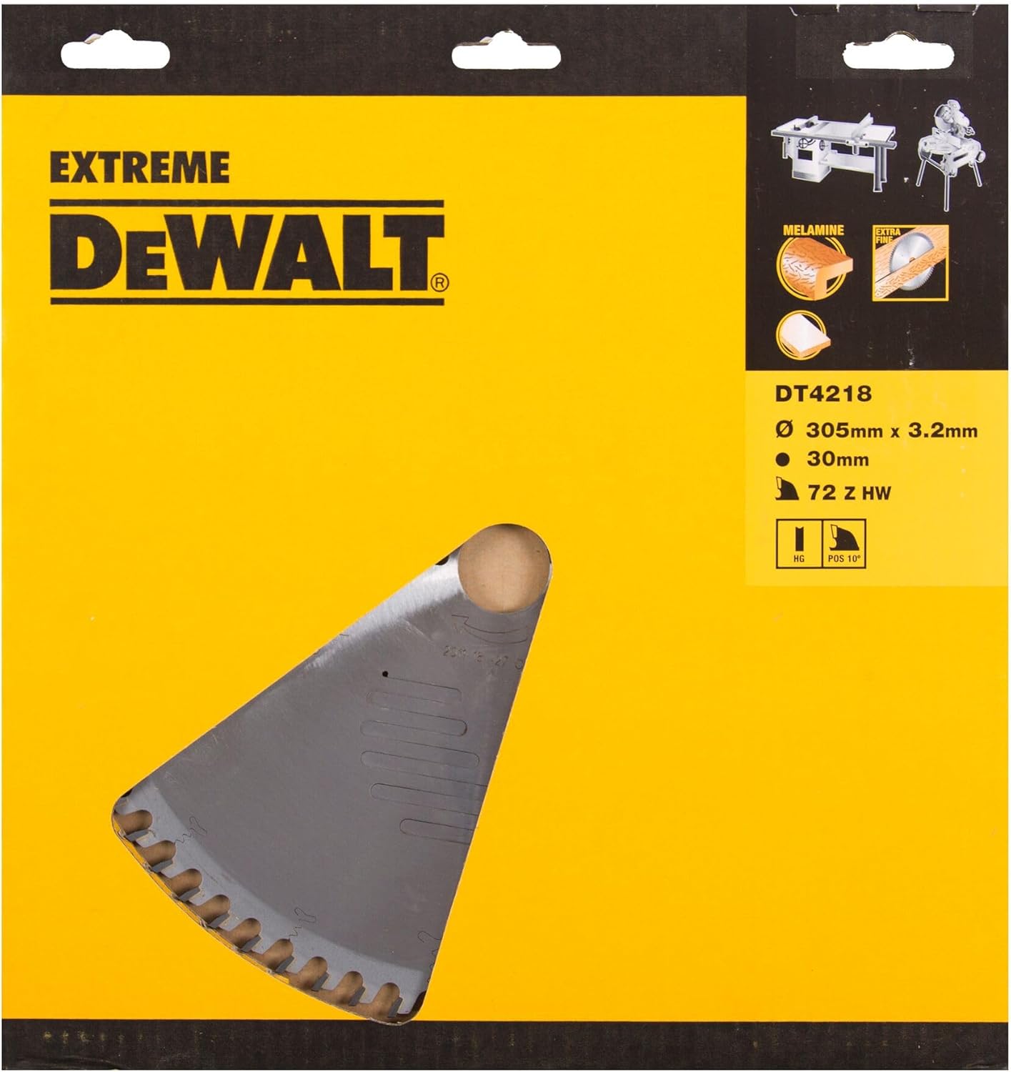 Bild von DeWalt LAMA PER STAZIONARIA - LAVORAZIONE DEL LEGNO - 300 x 30 x48 ATB -5° 2.6 mm MATERIALI MELAMINICI