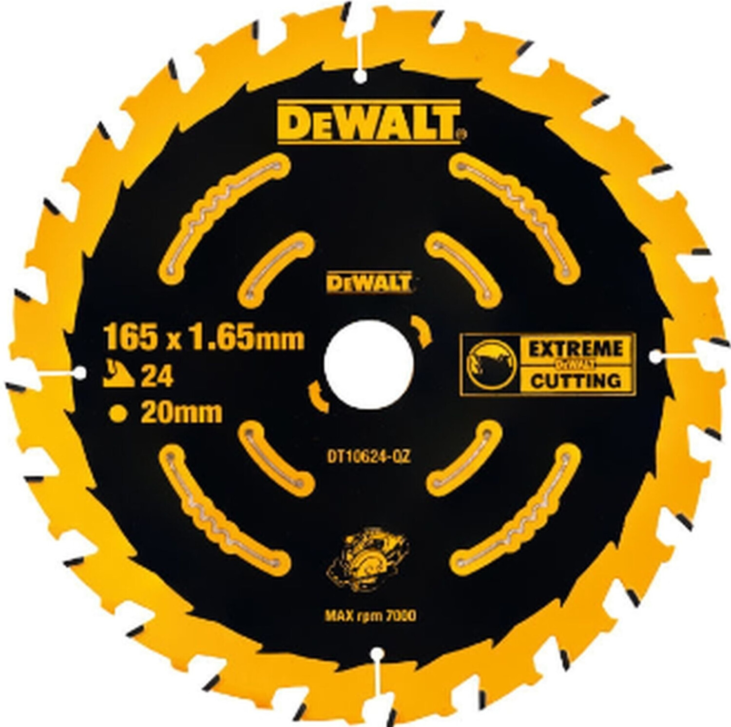 Bild von Dewalt DT10301-QZ EXTREME 2nd Fix Circular Saw Blade 165mm 20mm Bore 40T