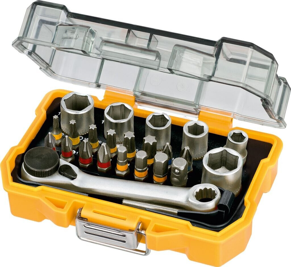 Bild von DeWALT DT71516-QZ Bit- und Ratschen-Set 24-tlg. TSTAK kompatibel, robustes Case