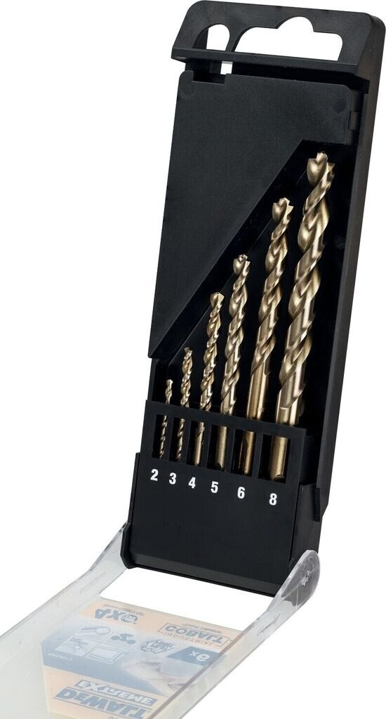 Bild von DeWALT Metallbohrer-Set HSS-Co DT4956-QZ, Spiralbohrer, Kobaltlegierung - 6-tlg.