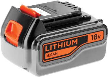 Bild von Black & Decker BL4018. Anzahl enthaltener Batterien: 1 Stück(e), Zweck: Elektrowerkzeug, Batteriekapazität: 2000 mAh, Batterietechnologie: Lithium-Ion (Li-Ion), Batteriespannung: 18 V, Produktfarbe: Schwarz, Grau, Orange (BL4018-XJ)