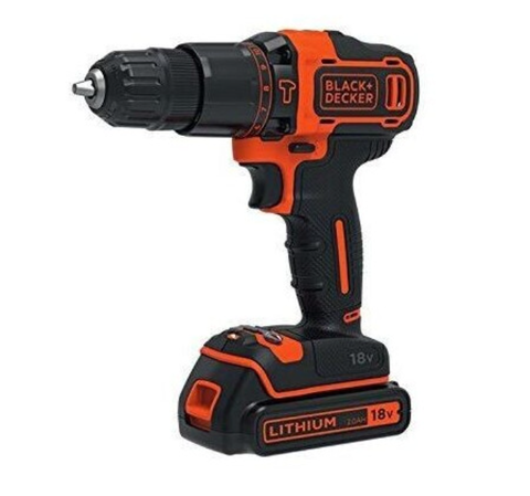 Bild von BLACK+DECKER BDCHD18KB2 Akku-Schlagbohrschrauber 18Volt schwarz/orange