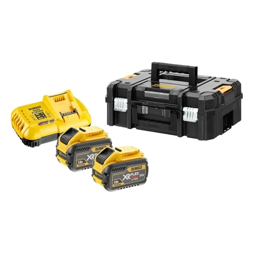 Bild von DeWALT Akku-Starter-Set DCB118Y2T-QW, 2 Akkus 216 Wh, Ladegerät, TSTAK-Box II