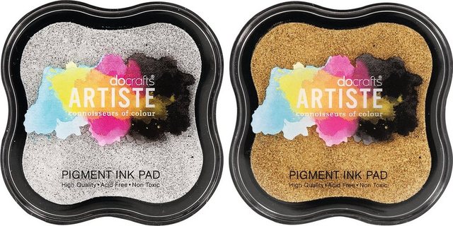 Bild von docrafts Stempel Metallic Stempelkissen, 2er-Set