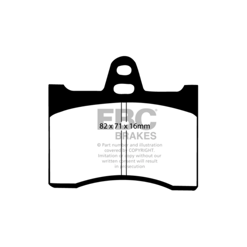Bild von EBC Brakes Bremsbelagsatz, Scheibenbremse, Satz EBC Yellowstuff Bremsklötze DP4128