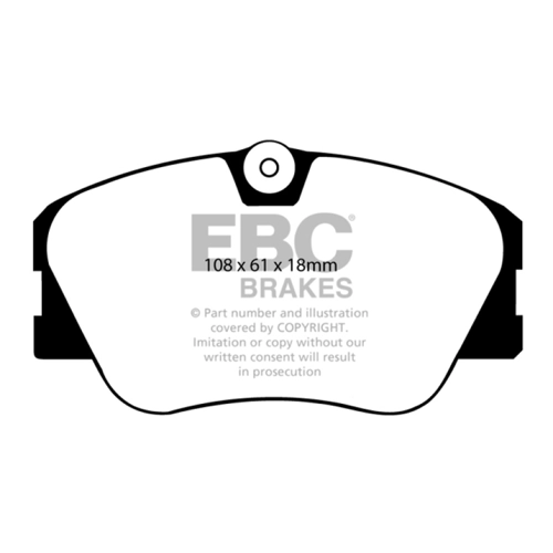 Bild von EBC Brakes DP577 Blackstuff Bremsbeläge – Hochwertige Bremsleistung für Ihr Fahrzeug