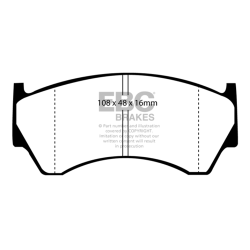 Bild von EBC Brakes DP1044 Blackstuff Bremsbeläge