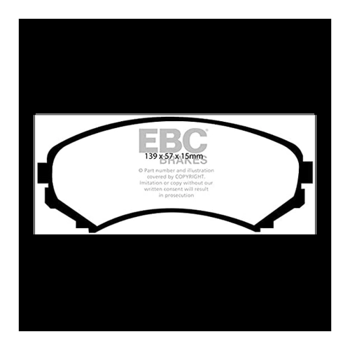 Bild von EBC Brakes DP41619R Yellowstuff Bremsbeläge