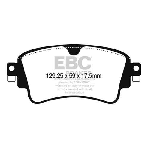 Bild von EBC Brakes Bremsbelagsatz, Scheibenbremse DP32254C