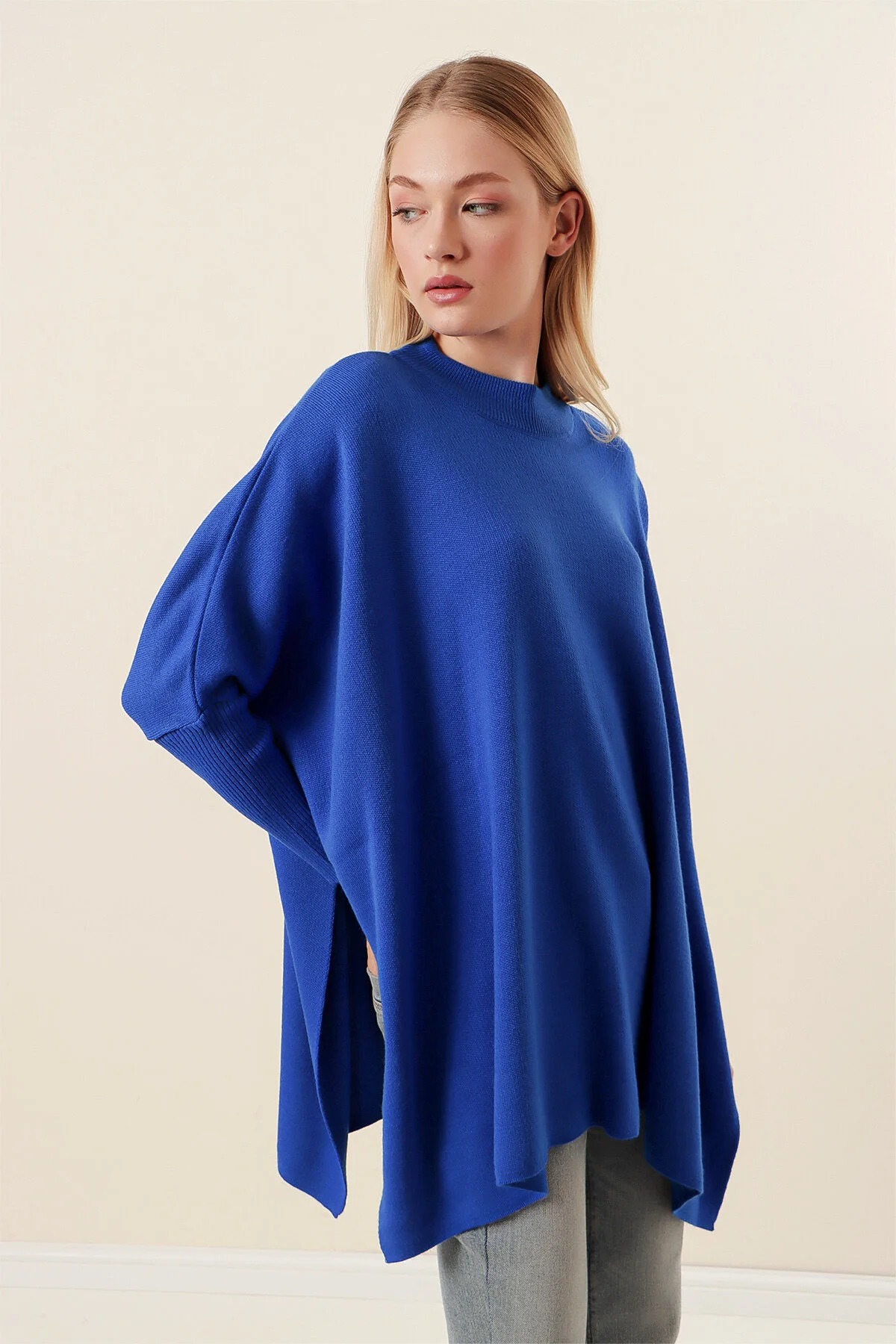 Bild von Bigdart 15783 Poncho-pullover Mit Schlitz – A.saks für Damen - Standard