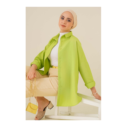 Bild von Bigdart 103901 Übergroßes Basic Hijab-Shirt Grau – Stilvoll und Vielseitig