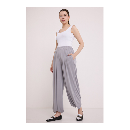 Bild von Bigdart Graue Shalwar-Hose 6659 für Damen