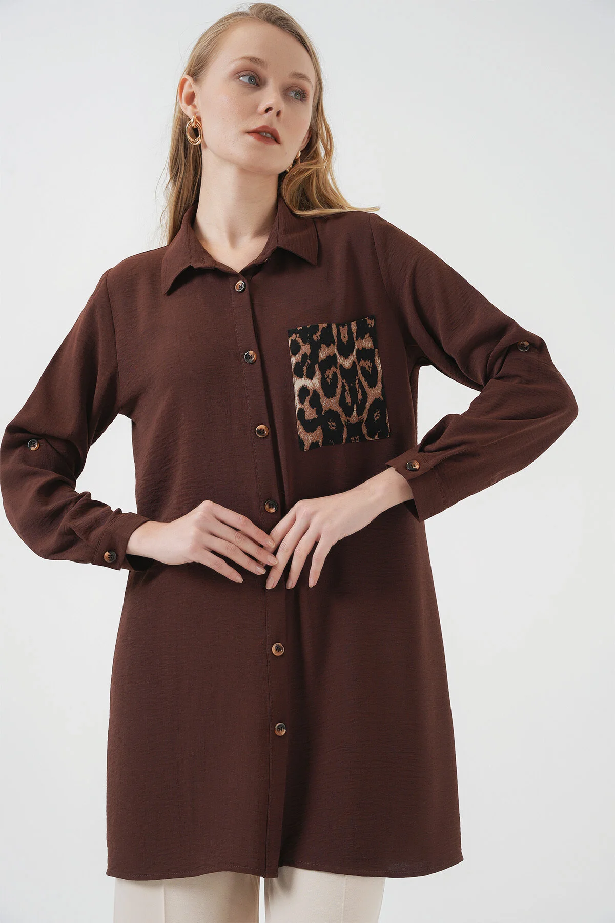 Bild von Bigdart Tunika Braun Regular Fit für Damen - 36