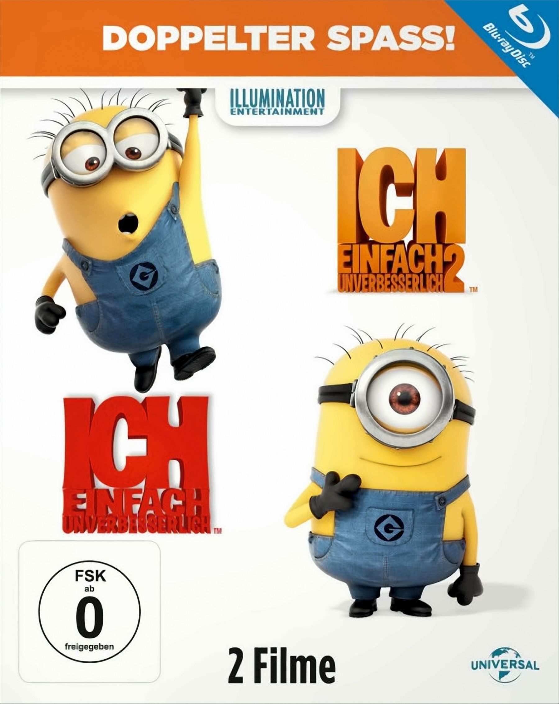 Bild von Ich - Einfach unverbesserlich / Ich - Einfach unverbesserlich 2 (2 Discs)