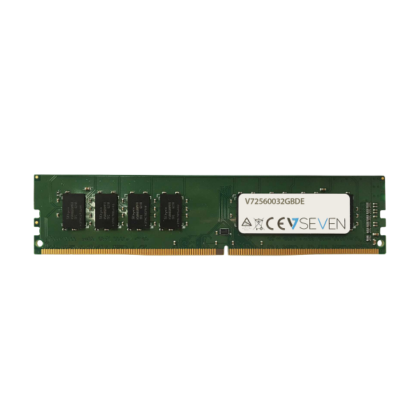 Bild von V7 - DDR4 - Modul - 32 GB - DIMM 288-PIN - 3200 MHz / PC4-25600 - CL22 - 1.2 V - ECC