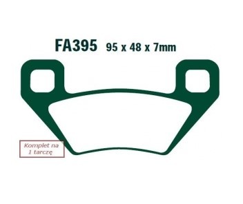 Bild von EBC Bremsbeläge vorne &amp; hinten Italjet Formula 50 LC DD Bj. 1996-2003