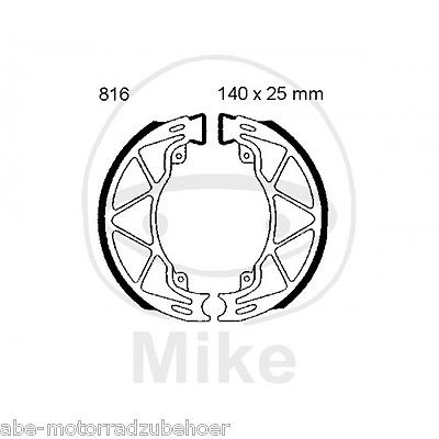 Bild von Bremsbacken hinten Piaggio Vespa TPH 125 XR Bj. 00-03