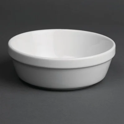 Bild von Olympia Whiteware runde Auflaufförmchen 13,7cm (6 Stück)