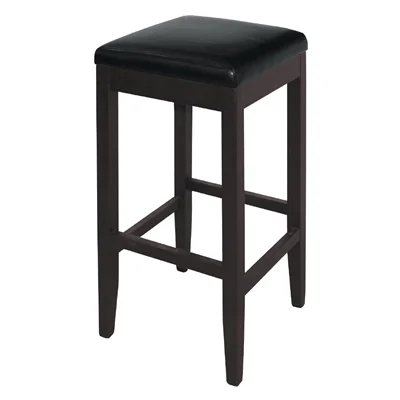 Bild von Bolero Barhocker Kunstleder schwarz (2 Stück)
