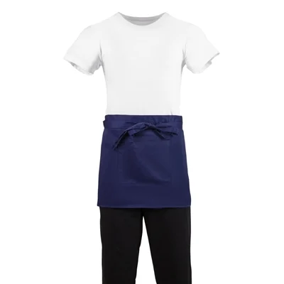 Bild von Whites kurze Bistroschürze marineblau