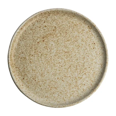 Bild von Olympia Canvas runder Teller mit schmalem Rand Weizen 26,5cm