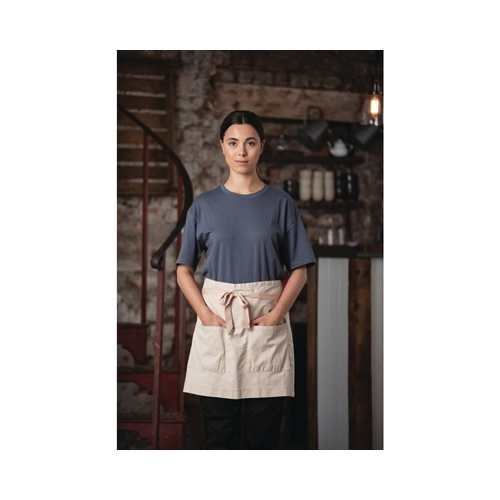Bild von Southside Baumwoll Canvas Taillenschürze Grau – Professionelles Design für die Gastronomie