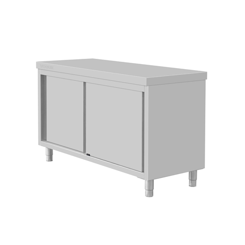 Bild von Vogue Standbodenschrank Edelstahl 900x1500x600mm im Test