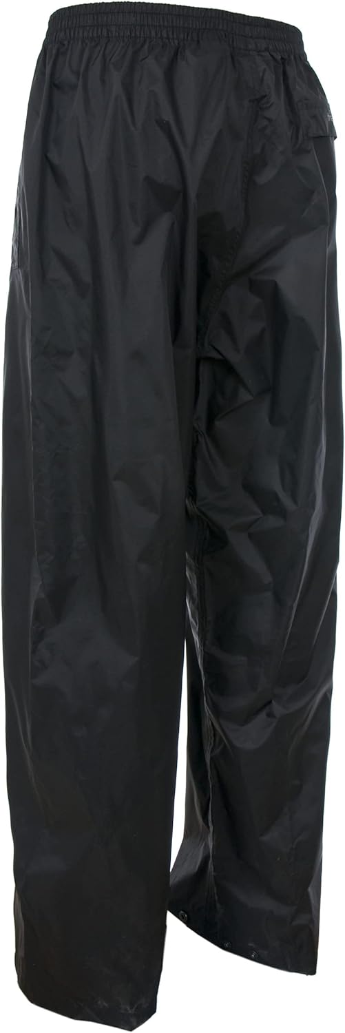 Bild von Trespass Unisex Kompakt Zusammenrollbare Qikpac Regenhose, Schwarz, XL EU