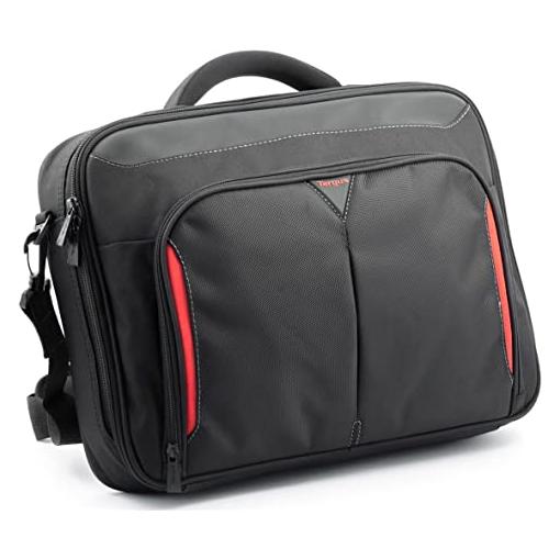 Bild von TARGUS Tasche Classic+ Clamshell Case 15-15,6" Schwarz/Rot
