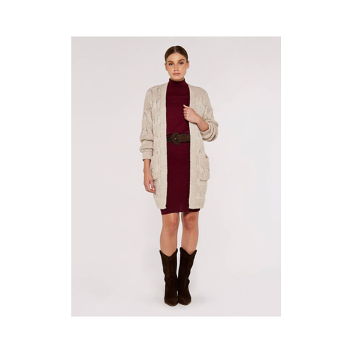 Bild von Apricot Strickjacke Grau Relaxed Fit für Damen - S