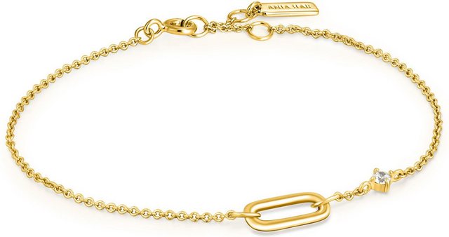 Bild von Ania Haie Damen-Armband 925er Silber Zirkonia One Size Gold 32018178