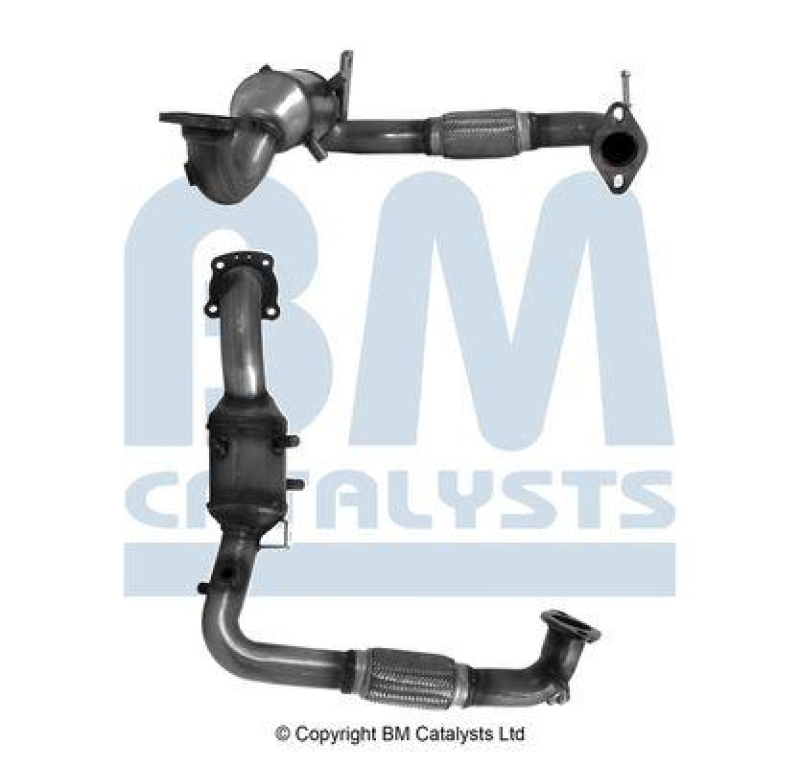 Bild von BM CATALYSTS BM91754H Katalysator Euro 6 E57-103R Non-approved FORD: FIESTA 6, Transit Courier Van