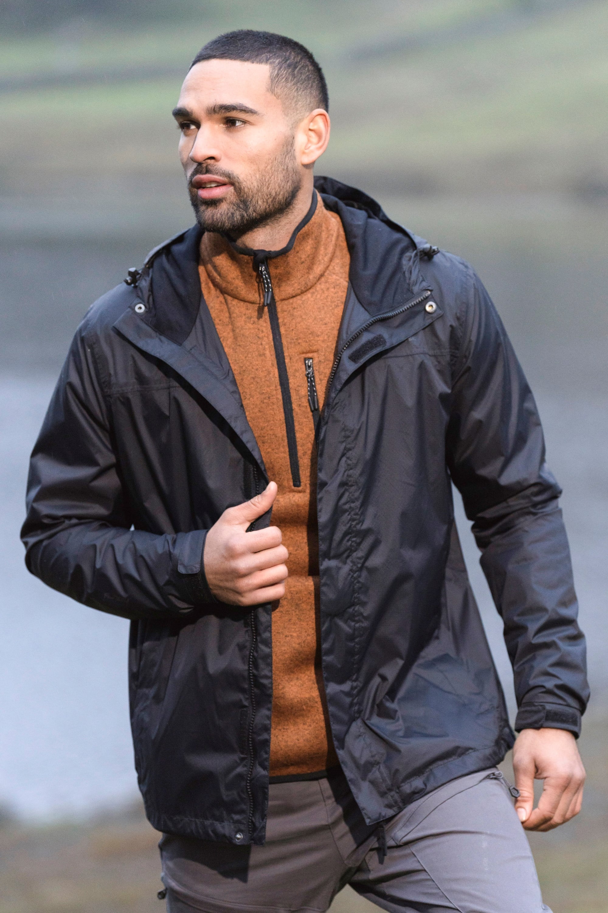 Bild von Torrent Wasserdichte Herrenjacke - Schwarz