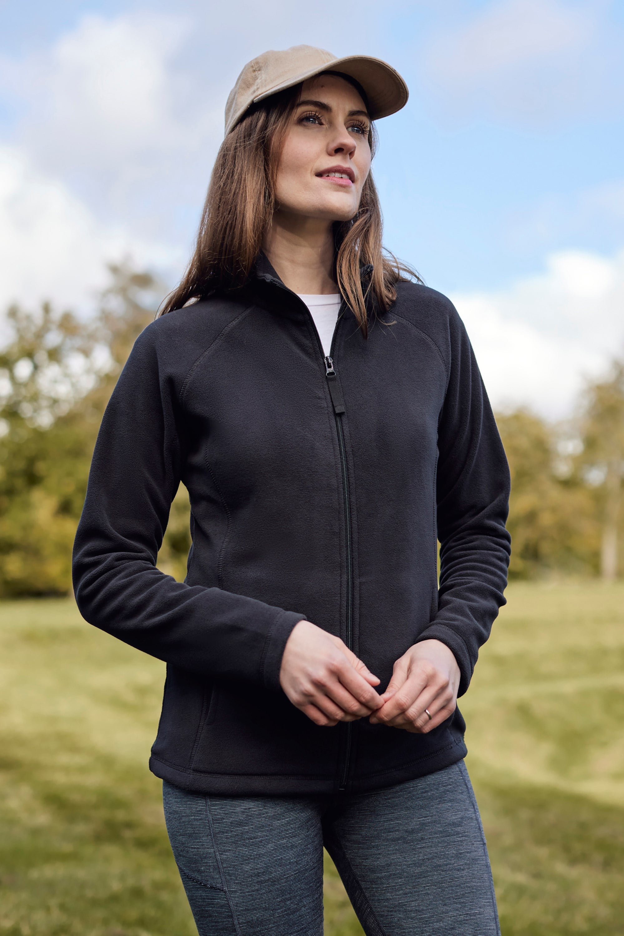 Bild von Raso Damen-Fleecejacke - Schwarz