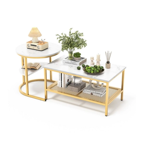 Bild von Stylischer und funktionaler FUROKOY Couchtisch im eleganten Design