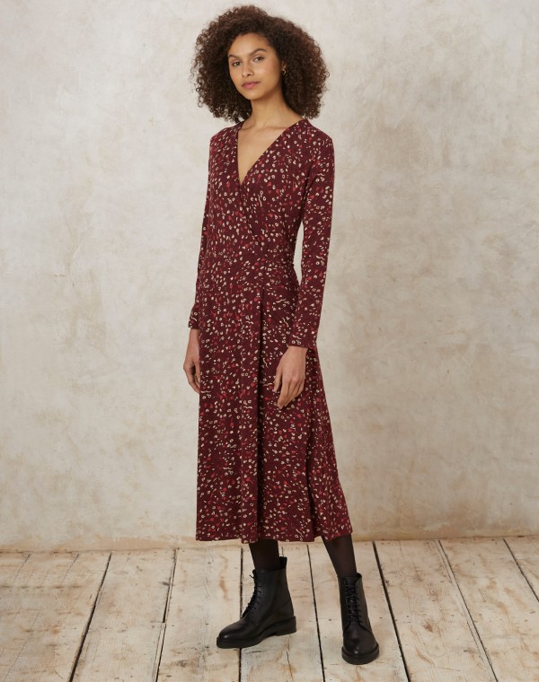 Bild von Mathilde Floral Wickelkleid