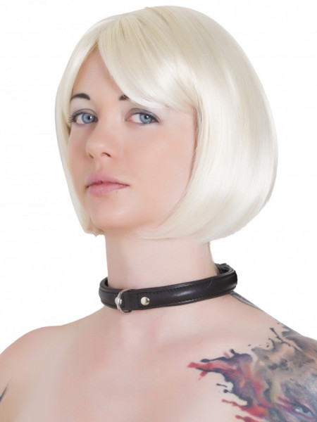Bild von Deluxe Lederhalsband 'Petite Black'