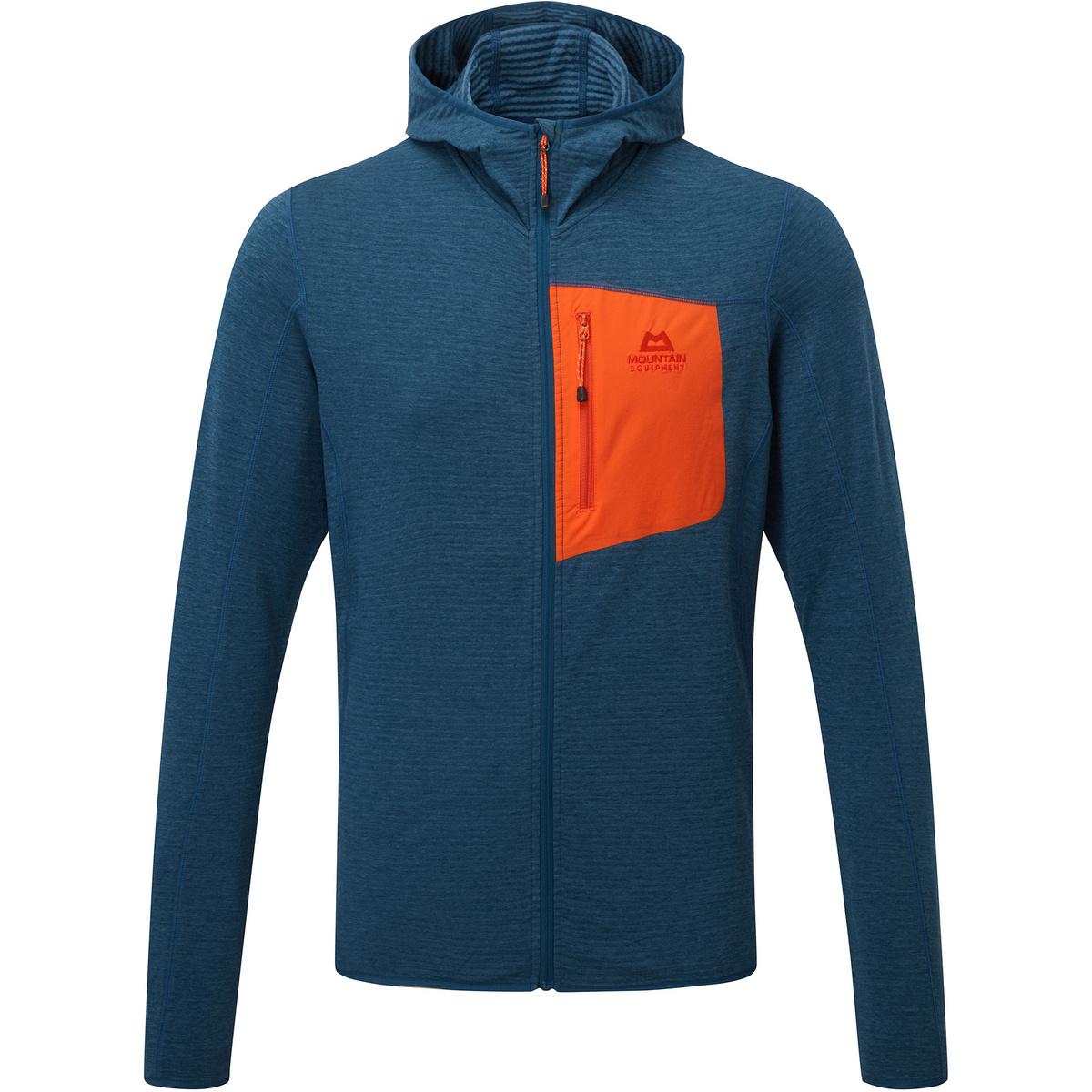 Bild von Mountain Equipment Lumiko Hooded Fleece Jacke M Herren Wanderjacke (Blau XL) Fleecejacken